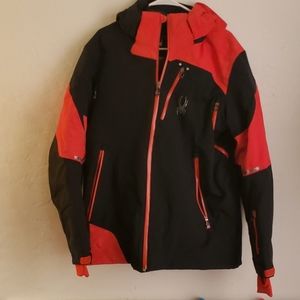 Spyder hooded ski jacket